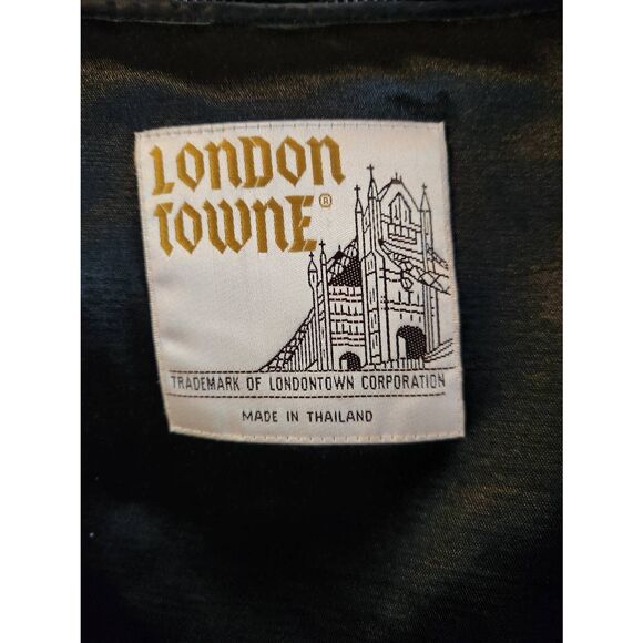 Towne by London Fog Trench Coat Men’s 44 Regular with Removable Liner Made In Th - Picture 6 of 8